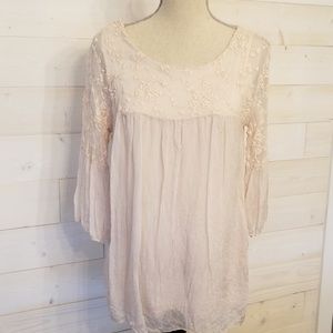 Via Signoria layered blouse